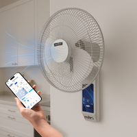 Ventilador de Pedestal Inteligente 16" | 3 Velocidades, Oscilación y Control App