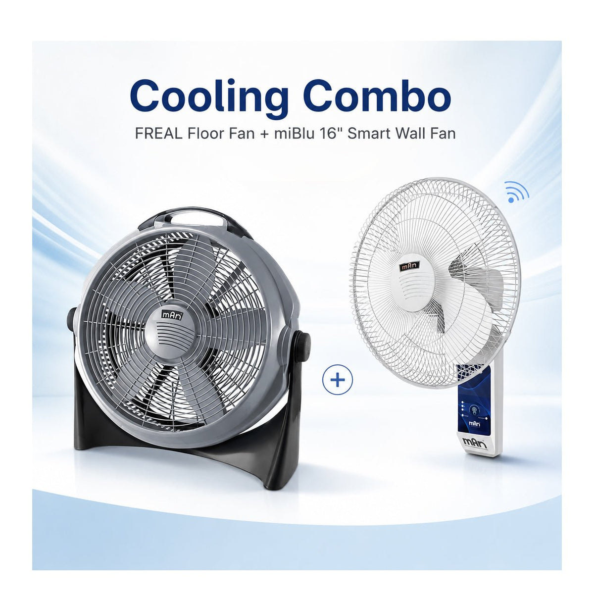 FREAL + MIBlu 16" Smart Wall Fan - MAN Industries